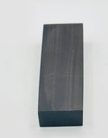 Stabilized Ceylon Ebony, also known as Indian Ebony is an exotic wood most ordinarily native to southern India and Sri Lanka. It makes beautiful knife handles. Shown is a  block.