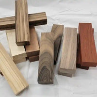 There are many different hardwoods wide variety of colours and textures for custom knife handles.