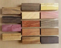 There are many different hardwoods wide variety of colours and textures for custom knife handles.