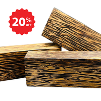 
              Stabilized Black Palm Block - 1.5"x1.5"x5"                                           '"
            