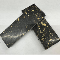 Forged Carbon Fiber Shred with Gold Flake - Scale Set