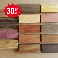 
              Hardwood - Non-Stabilized Blocks - 1" x 1.5" x 6"
            