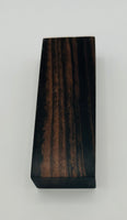 
              Stabilized Ceylon Ebony, also known as Indian Ebony is an exotic wood most ordinarily native to southern India and Sri Lanka. It makes beautiful knife handles. Shown is a  block. 
            