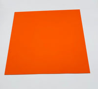 
              Kydex is a thermoplastic material for making knife sheaths. This is an orange 12" x 12" sheet. 
            