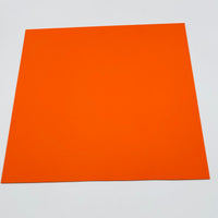 Kydex is a thermoplastic material for making knife sheaths. This is an orange 12" x 12" sheet. 
