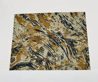 
              Kydex Relv is an innovative and dynamic pattern. This is a Copperhead 12" x 12" x 0.080 sheet. It has black, brown, grey and white waves.  
            