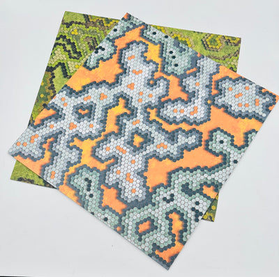 Kydex Hexcam is an innovative and dynamic pattern. We carry two varieties: Wasteland and Adirondack. Comes in 12