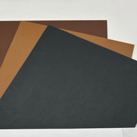 Kydex True Hide has a leather texture. Three colours: Whisky, Tequila, and Whip. For knife sheaths. 