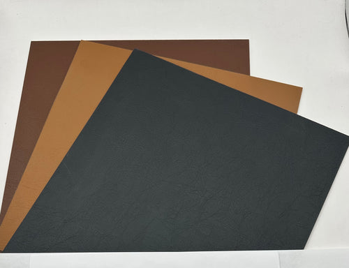 Kydex True Hide has a leather texture. Three colours: Whisky, Tequila, and Whip. For knife sheaths. 