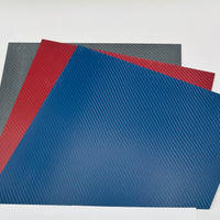 Kydex Carbon Fiber Black, Blood Red, Police Blue looks like Carbon Fiber. For Knife Sheaths. 