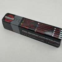 
Black Bar of buffing compound. Comes in a 3 lb. and is approx. 10" x 2" x 2”. Knife making tool.