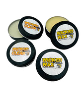 
              Four containers of Wicked Wax on a white background
            