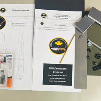Bladesmith Starter Kit with Sheath Package - 1 Blade Option