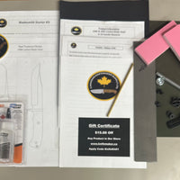 Bladesmith Starter Kit with Sheath Package - 1 Blade Option