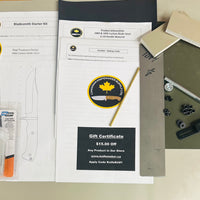 Bladesmith Starter Kit with Sheath Package - 1 Blade Option