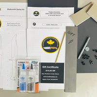 Bladesmith Starter Kit with Sheath Package - 1 Blade Option