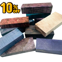 
              Stabilized Wood Blocks - Variety of Colours and Sizes
            