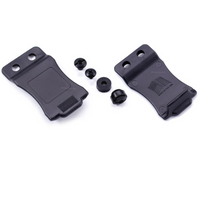 With the X Clip, the textured tab allows for increased grip when removing the clip from the belt.
1.5" X-Clip with 0.60" hole spacing