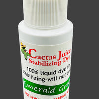 Emerald Green comes in a 2 oz. container. The colours are designed specifically to add bright, vibrant colours to wood and other porous materials.  