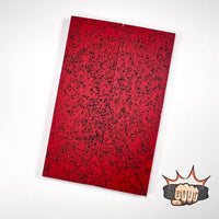 
              Grip-Tec™ is a revolutionary rubber and resin composite  ideal for hunting knives, filet knives, kitchen knives, and your favorite EDC knife. It comes in many vibrant colours. Shown is a sheet of red and black. 
            
