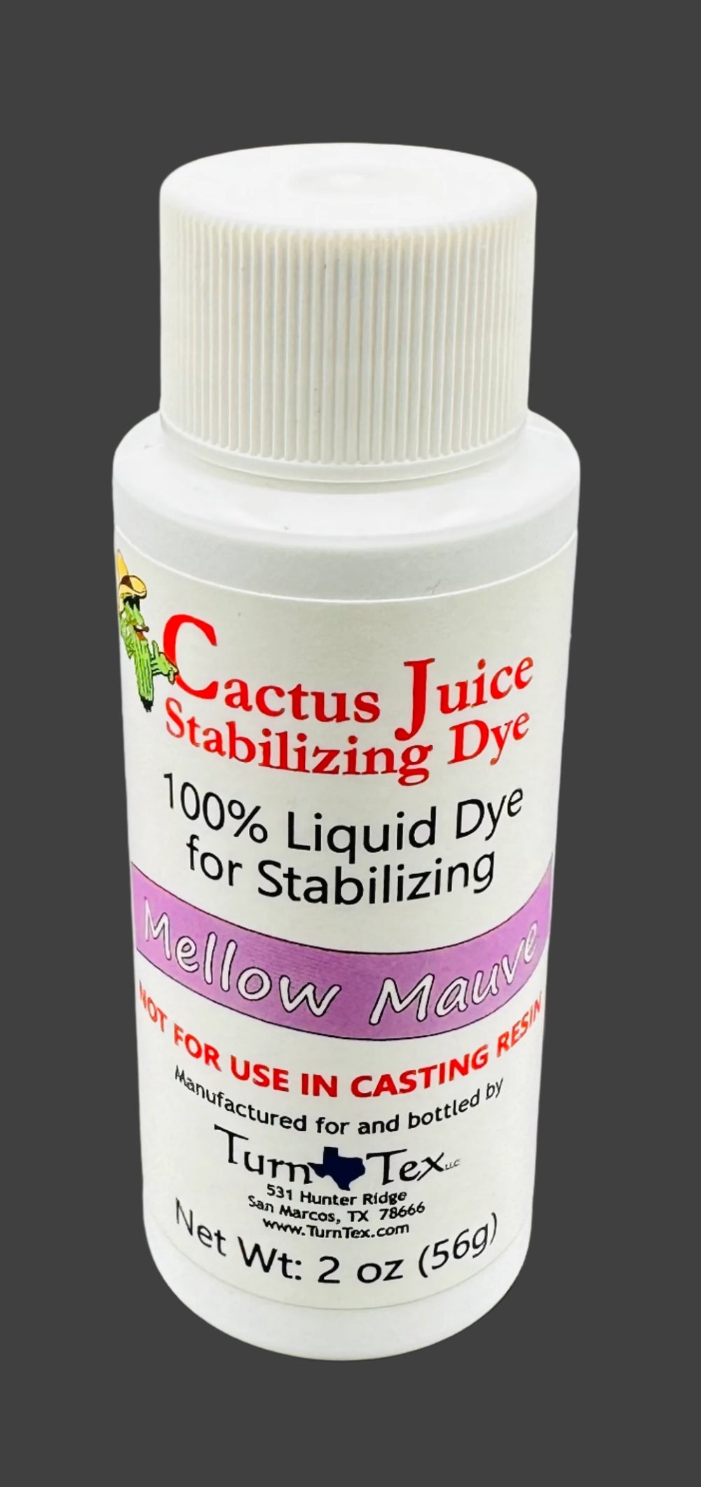 Mellow Mauve comes in a 2 oz. container. The colours are designed specifically to add bright, vibrant colours to wood and other porous materials.  
