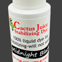 Midnight Black comes in a 2 oz. container. The colours are designed specifically to add bright, vibrant colours to wood and other porous materials.  