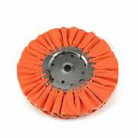 Orange 8" buffing wheel. The type of metal you are polishing determines which wheel is right and corresponds with the correct compound.