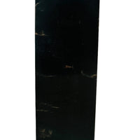 Water buffalo horn presents a dark, polished surface with natural variations that make each piece distinct for knife handle material. It is very hard and dense. One block vertical position. 