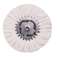 
              White 8" buffing wheel. The type of metal you are polishing determines which wheel is right and corresponds with the correct compound.
            