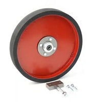 14" contact wheel for belt grinder for knife making grinders. Comes with bolts. 