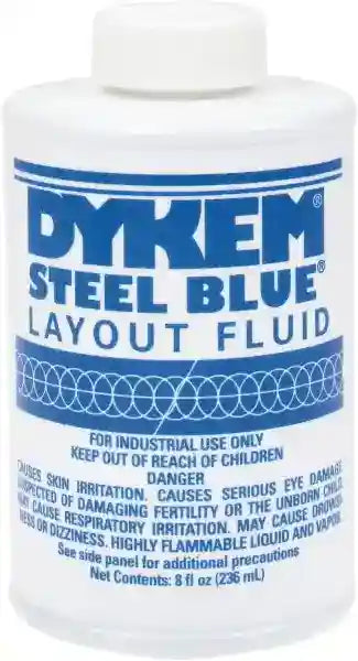 Dykem Steel Blue Layout Fluid - 8 oz