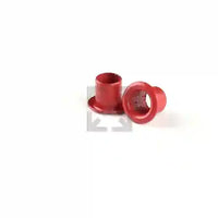 GS 8 Eyelets 1/4" comes in a package of 25 for making knife sheaths. Multiple colours available. This one is red. 