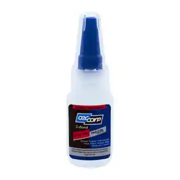 C-BOND Extra Thin is a high viscosity general-purpose instant glue with a curing time of 15-30 seconds. It comes in bottle with an anticlog cap. 