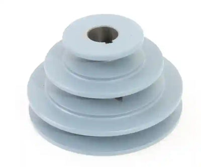Image of a cast iron 3-groove step pulley with a 4