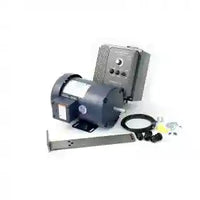 View of motor and parts for deluxe 2" x 72" belt grinder for knife making of custom knives.