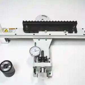 KMG Surface Grinding Attachment that fits on a KMG Knife Making Grinder for custom knife making. Comes with a small wheel.