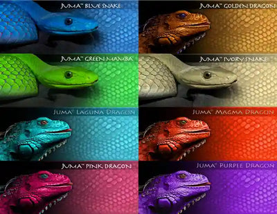 JUMA Exotic Scale Sets are a high-grade, modern raw material for making beautiful and durable custom knife handles. Comes in a variety of vibrant colours. 