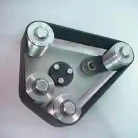 Wheel device for deluxe 2" x 72" belt grinder for knife making of custom knives.