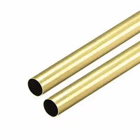 Two  1/4" Brass Tubes with a .020 wall thickness.