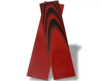 
              UltreX SureTouch composite is the perfect modified G-10 knife handle material.It provides brilliant colors, extreme durability, and an excellent anti-slip rubber property. Shows two  red and black scales. 
            